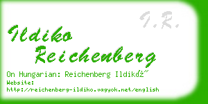 ildiko reichenberg business card